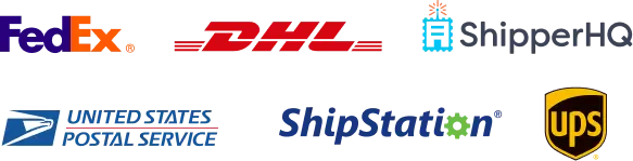 Fast delivery options like FedEx, DHL, USPS